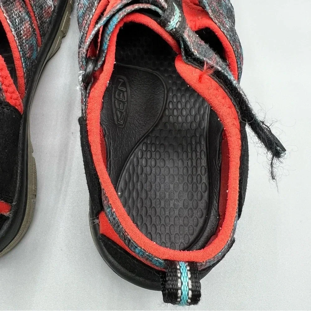 Keen Newport H2 Youth 4 Blue Orange Camo Outdoor Water Sandals
